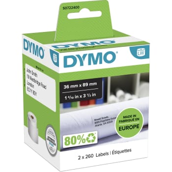 Dymo Lw Label Papir 36x89mm